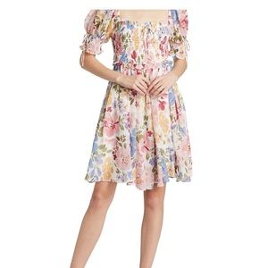En Saison Constantia Floral Smocked Dress - Size Medium